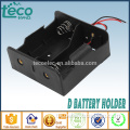 TBH-D-2A Ningbo TECO 3V 2D ABS Battery Holder with 150mm Lead Wire